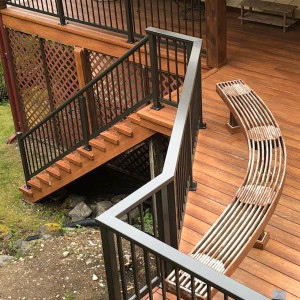 deck railing Do it yourself deck railing