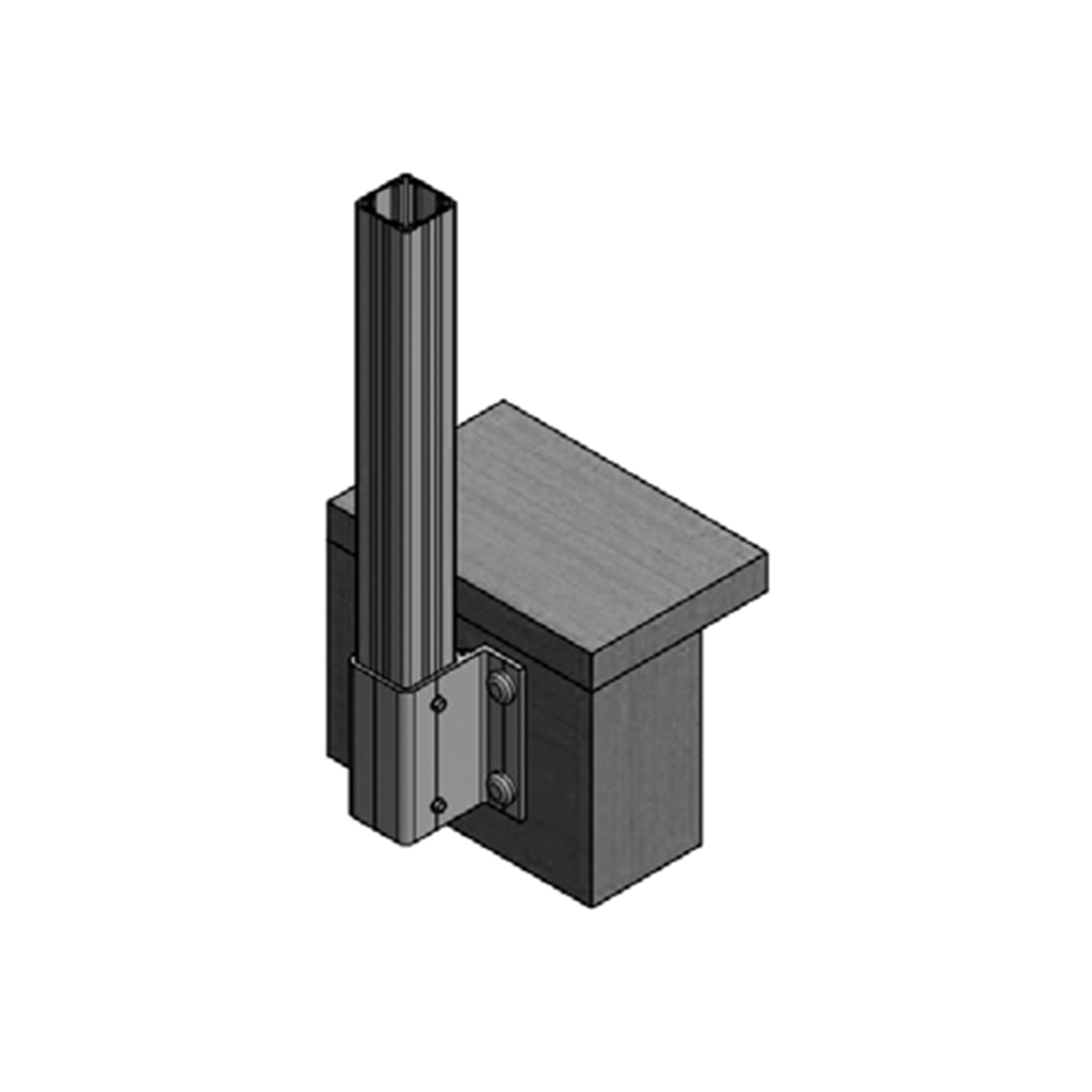 Fascia railing mount