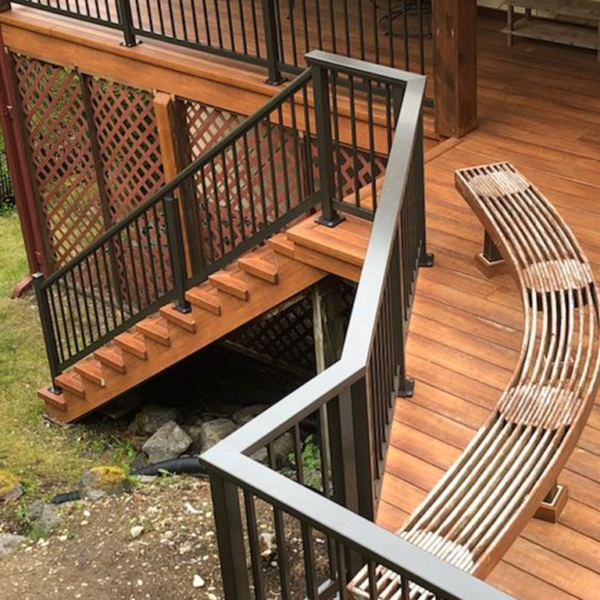 beautiful deck railing