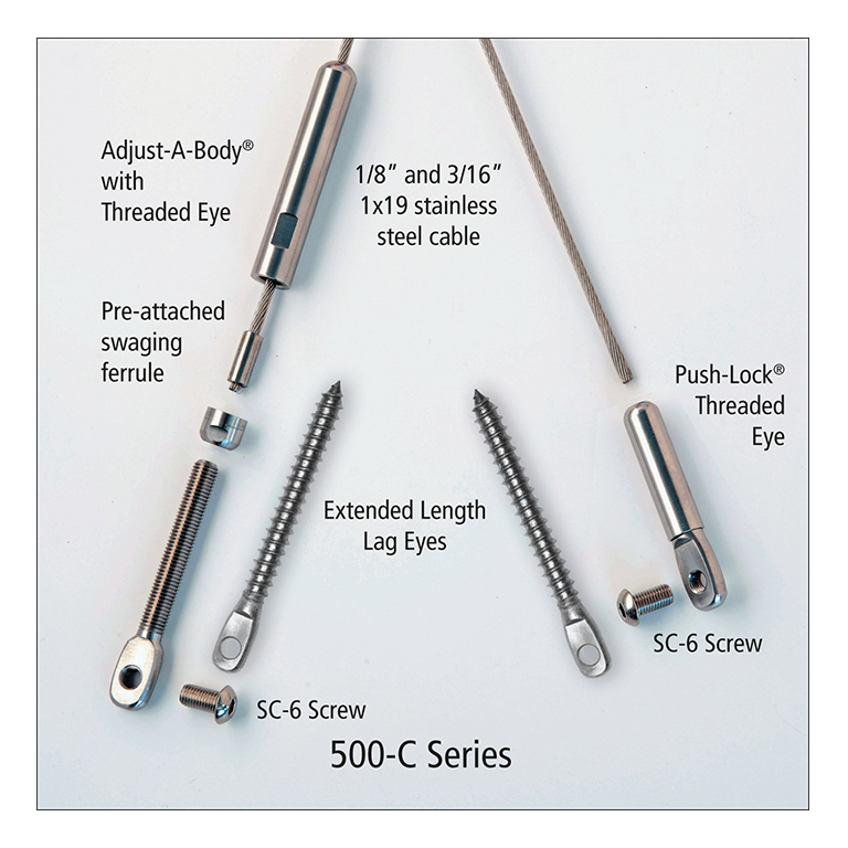 RailFX 500 Series Kit – Composite Sleeved Posts
