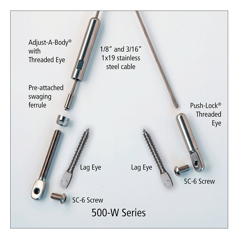 RailFX 500 Series Kit – Wood Posts