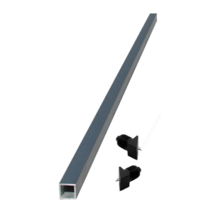 aluminum brace for railing stairs