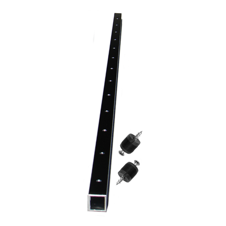 Black Aluminum Cable Brace