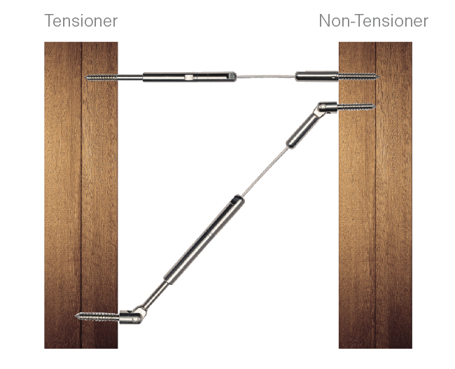 FlexFX Hardware for Wood or Sleeved Posts