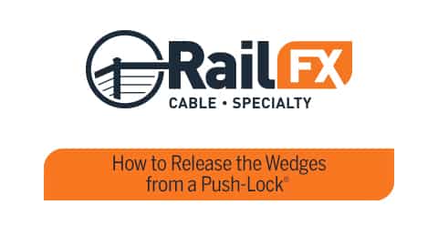 How to Release the Wedges from a Push-Lock