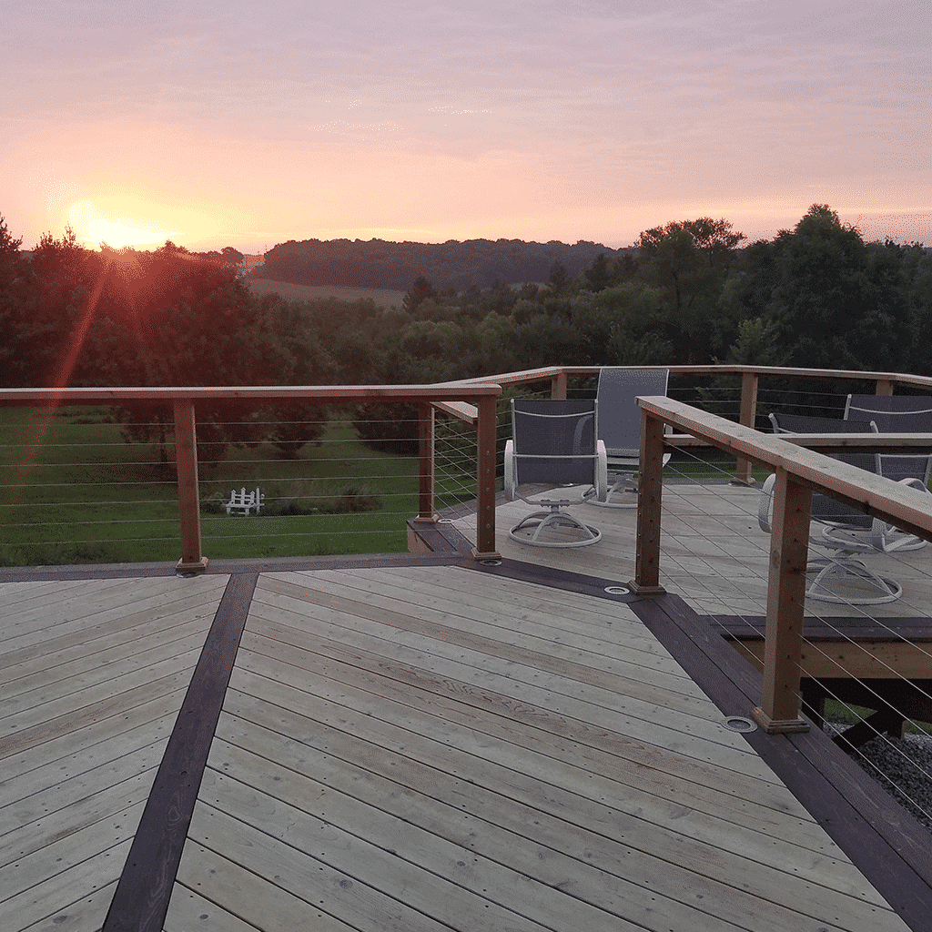 outdoor cable railing