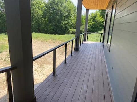 Aluminum Cable Railing on deck