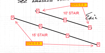 stair pitch rendering