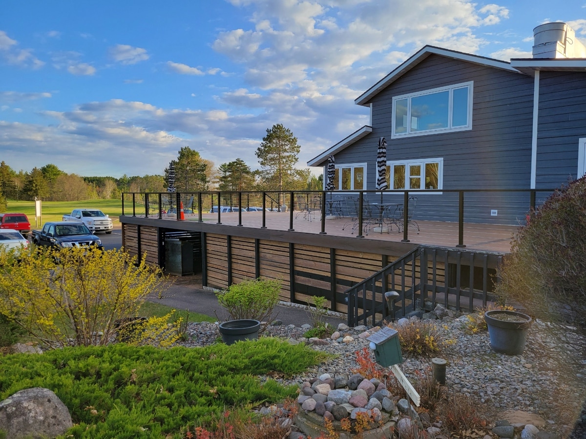 Golf Course Cable Railing Installation