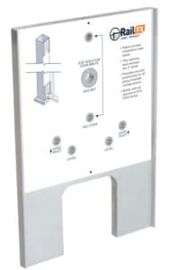 RailFX Oasis Post Drilling Template