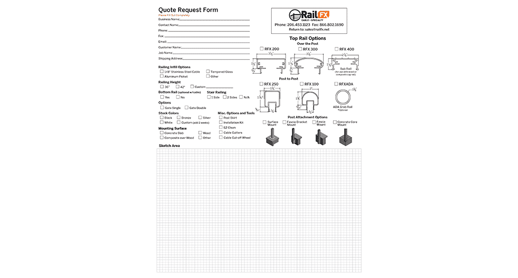 RailFX Quote Request Form