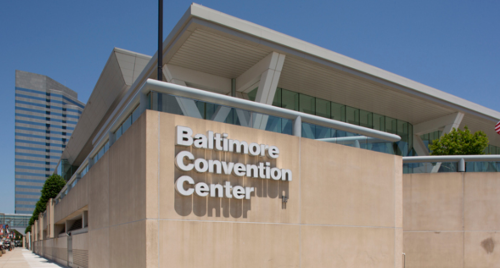 glass railing Baltimore convention center